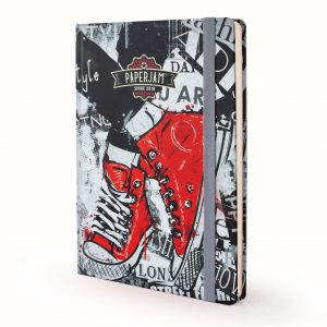Image shows a Designer Retro - Red Sneakers Journal