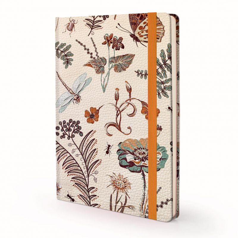Image shows a Designer Floral - Dragonfly Journal