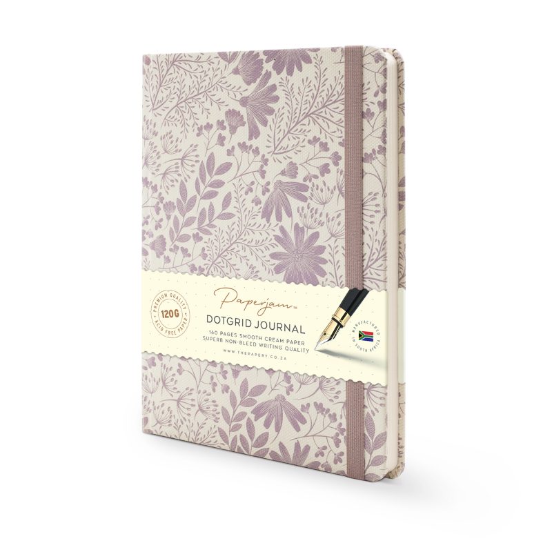 Image shows Spring Garden Premium Dotted Journal