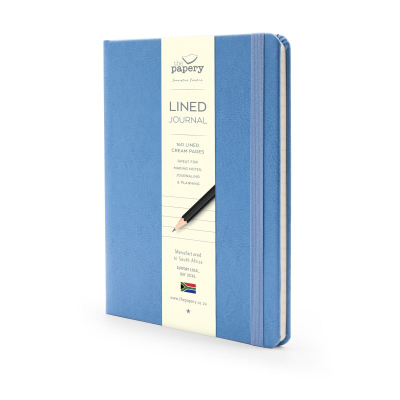 Image shows a Blue Classic Hardcover Journal