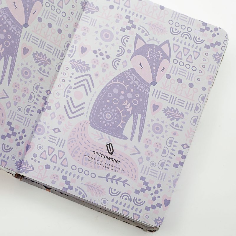 Folkart Fox Multiplanner Endpaper