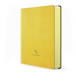 Image shows a yellow flexi MultiPlanner