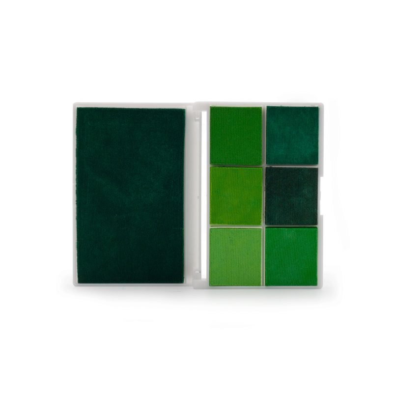 Green Seven Shade Ink Pad