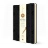 black premium flexi journal with bellyband